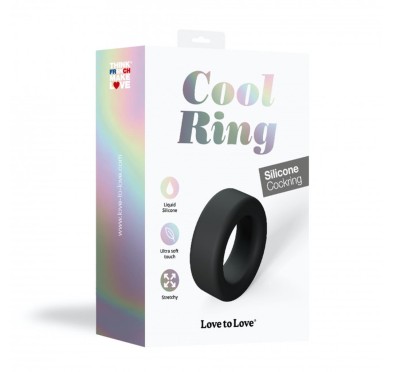 Pierścień Na Penisa Cool Ring - Black Onyx